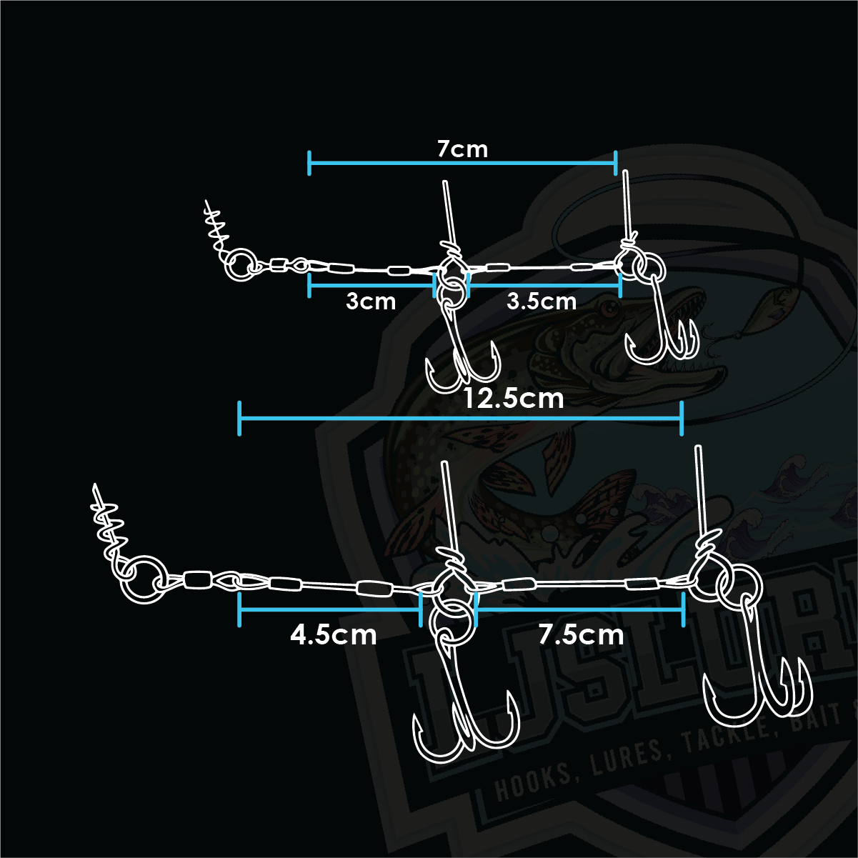 High Quality Screw In Stinger Rigs 7cm - 12.5cm - MORE COMING SOON!