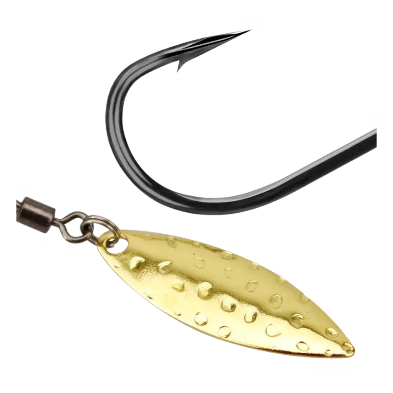 Jig Head with Trailing Treble Hook + Rotatable Sequined 7g, 10g, 17g