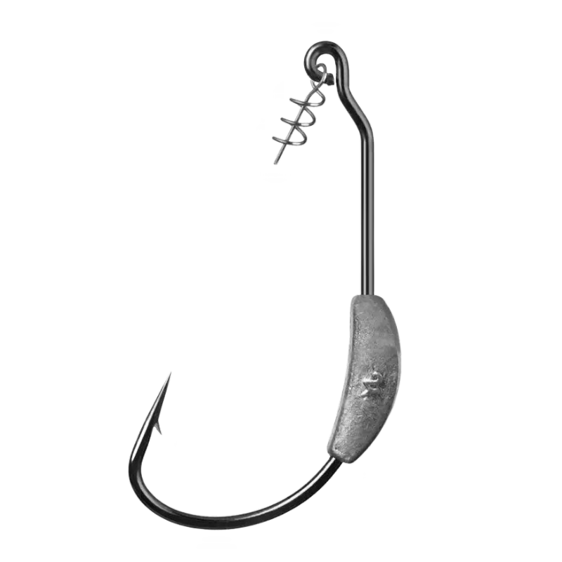 Premium Quality Weighted Screw-In Weedless Hooks - Designed for