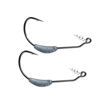 Premium Quality Weighted Screw-In Weedless Hooks - Designed for Success
