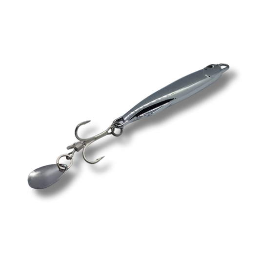 Predator Fishing Silver Spinner Bait - 30g 8cm
